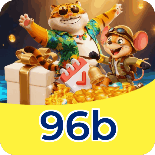 Fluxo de download do app 96b — referência visual